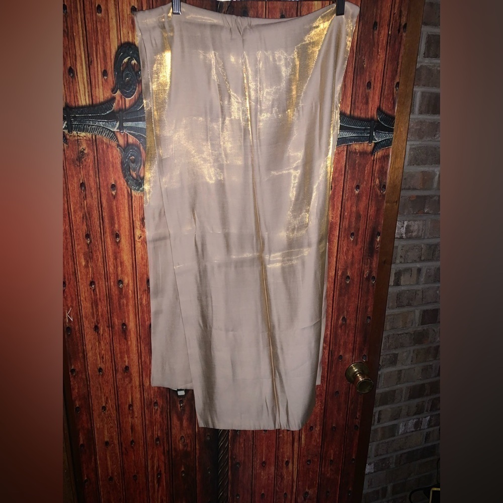 Sue Wong Cocktail Dress with matching Wrap Gold size 2 - Picture 9 of 14